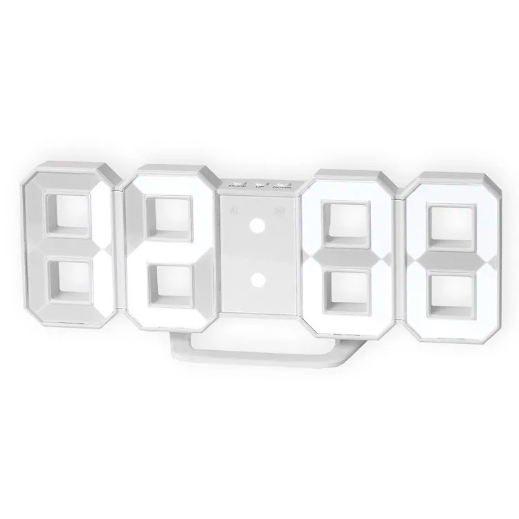 Часы электронные настольные Digital Voice-Control Wooden Clock VST-883