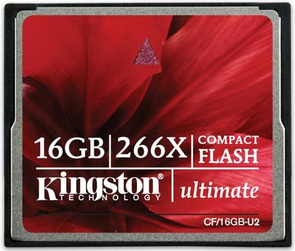 Карта памяти Compact Flash Kingston Ultimate 266x 16Gb