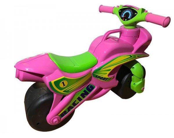 Беговел мотоцикл для детей Doloni Мотобайк Sport розовый 0139 - фото 5 - id-p152438291