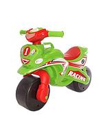 Беговел мотоцикл для детей Doloni Мотобайк Sport салатовый-красный 0139, фото 8