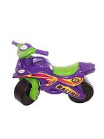 Беговел мотоцикл для детей Doloni Мотобайк Sport фиолетовый 0139, фото 3