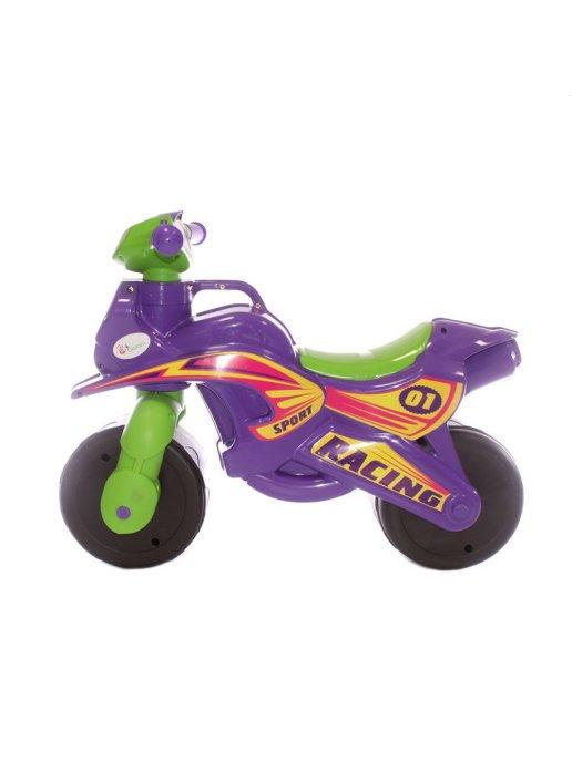 Беговел мотоцикл для детей Doloni Мотобайк Sport фиолетовый 0139 - фото 6 - id-p152438293