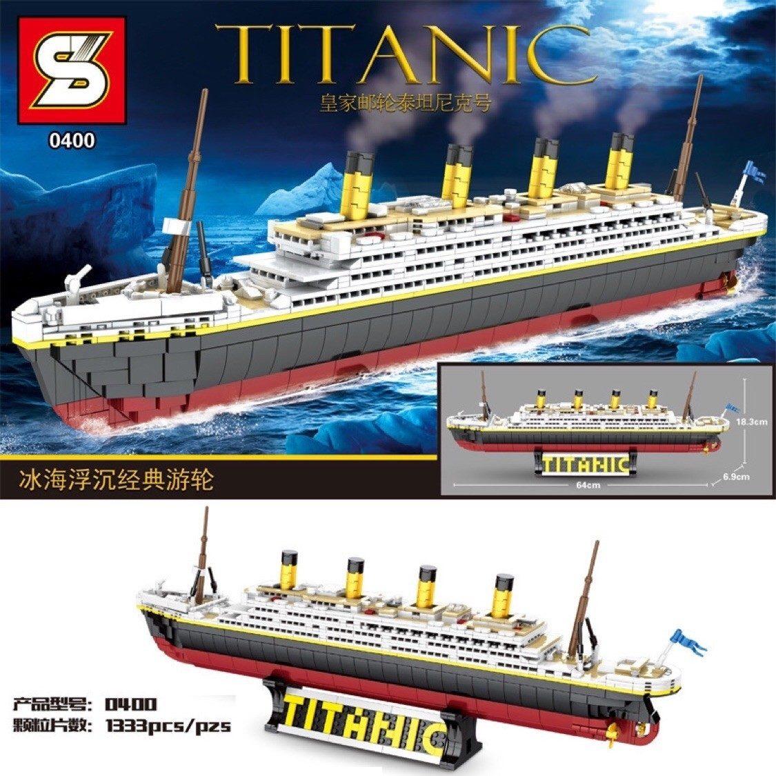 Конструктор Титаник, 1333 дет., SY 0400 аналог Лего lego - фото 1 - id-p152474061