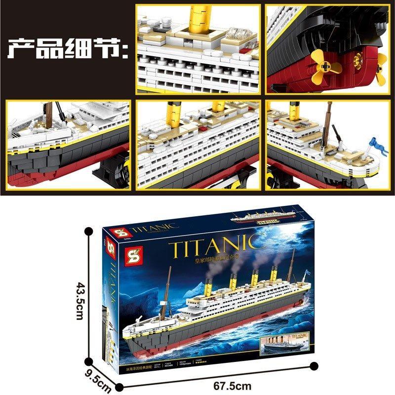 Конструктор Титаник, 1333 дет., SY 0400 аналог Лего lego - фото 3 - id-p152474061