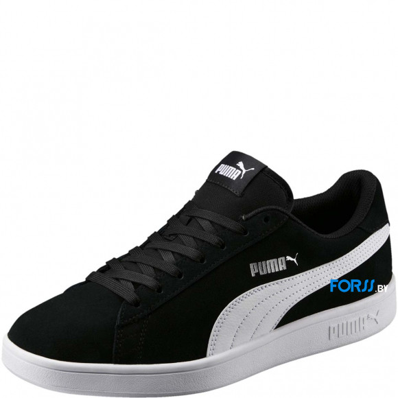 Кроссовки Puma Smash v2 (Black-White) - фото 1 - id-p152477151