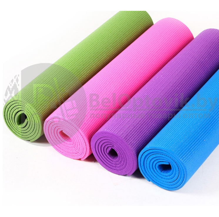 Коврик для йоги (аэробики) YOGAM ZTOA 173х61х0.5 см Розовый - фото 7 - id-p152477287