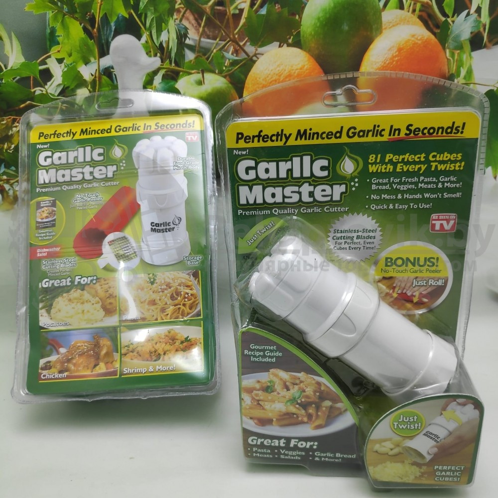Мельница для чеснока Garlic master/чесночный ручной пресссиликоновый рулон для чистки - фото 10 - id-p152478072
