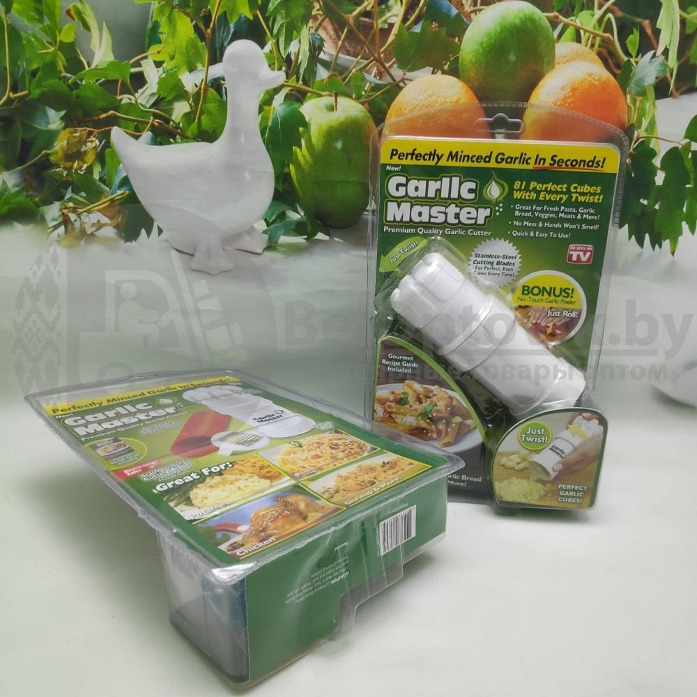 Мельница для чеснока Garlic master/чесночный ручной пресссиликоновый рулон для чистки - фото 9 - id-p152480956