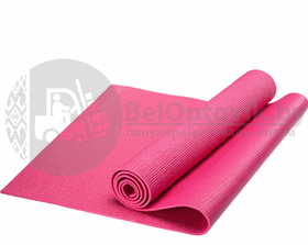 Коврик для йоги (аэробики) YOGAM ZTOA 173х61х0.5 см Розовый