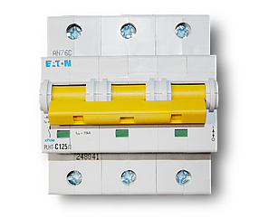 Eaton PLHT 3P 125A, тип C, 20кА, 4,5М Автоматический выключатель - фото 1 - id-p152500865