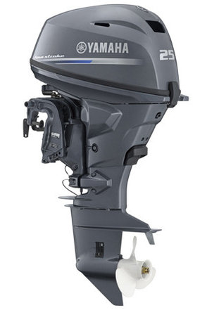 Лодочный мотор Yamaha F25GES ручной подьем 432cm3, фото 2