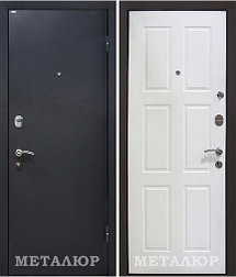 Двери входные металлические МеталЮр М21, белый