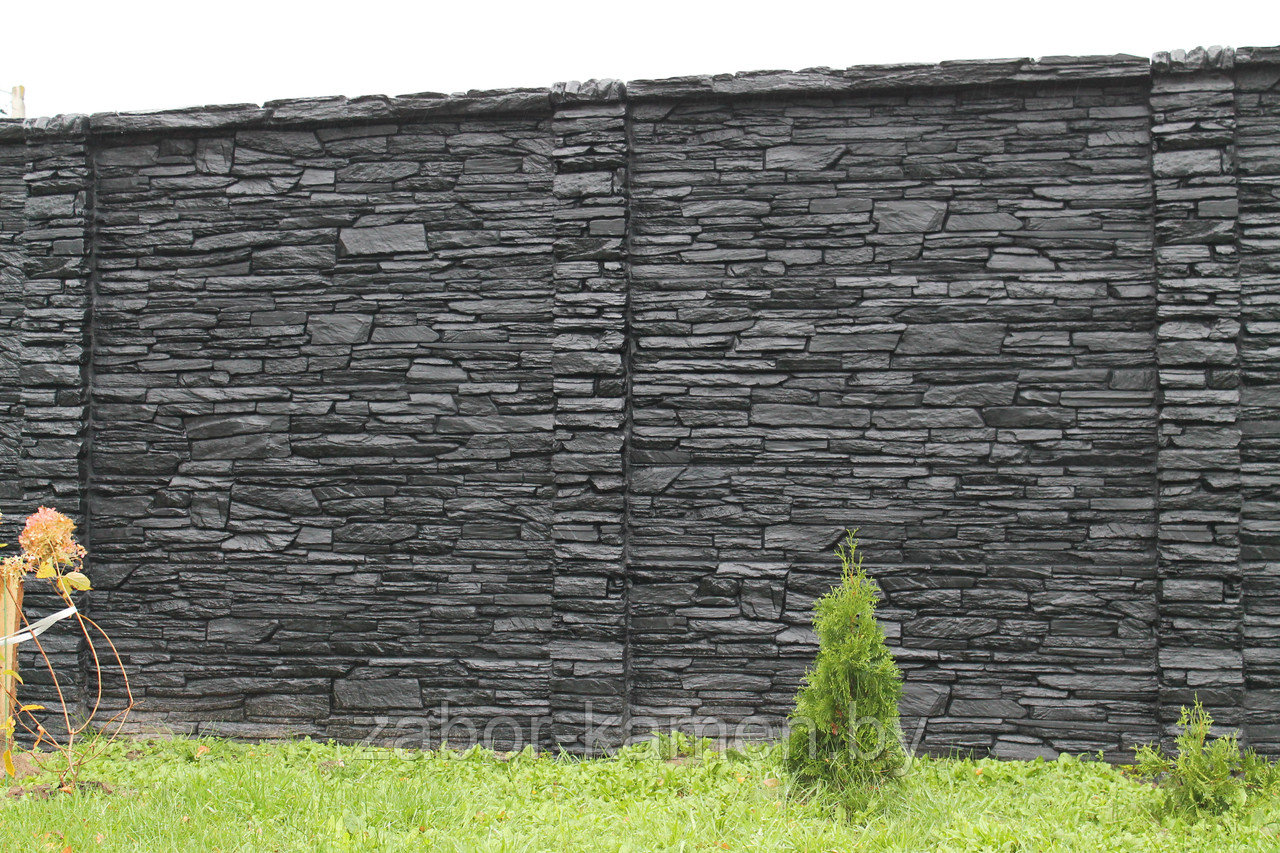 Забор бетонный двухсторонний GABRO (7 панелей), фото 1