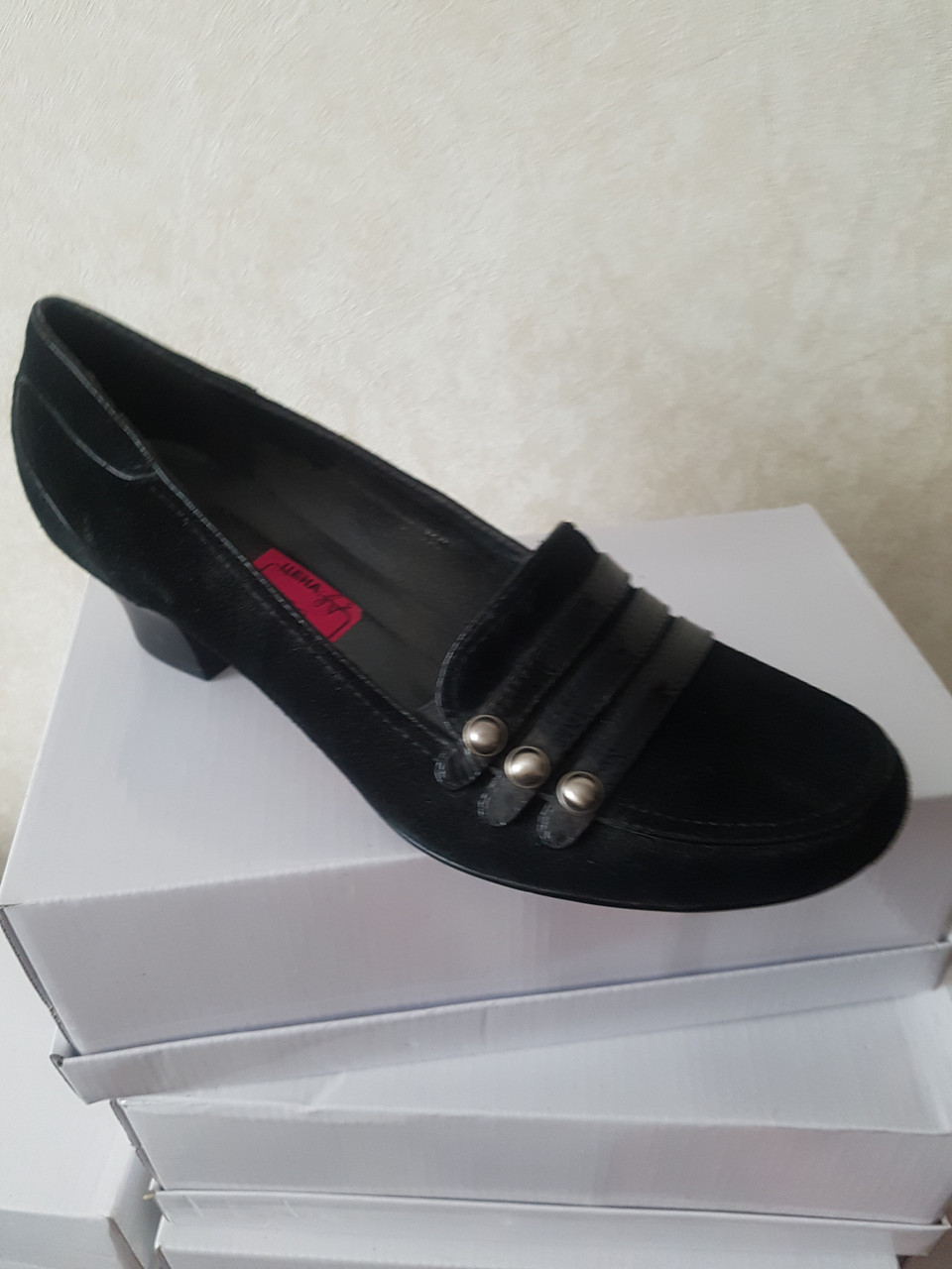 Туфли черные замшевые - фото 2 - id-p152503632