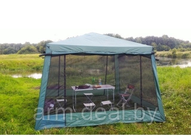 Палатка-кухня СТ-1628D (шатер-беседка), усиленный каркас (320*320*245 см) - фото 1 - id-p103713896