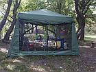 Палатка-кухня  СТ-1628D  (шатер-беседка), усиленный каркас (320*320*245 см), фото 10