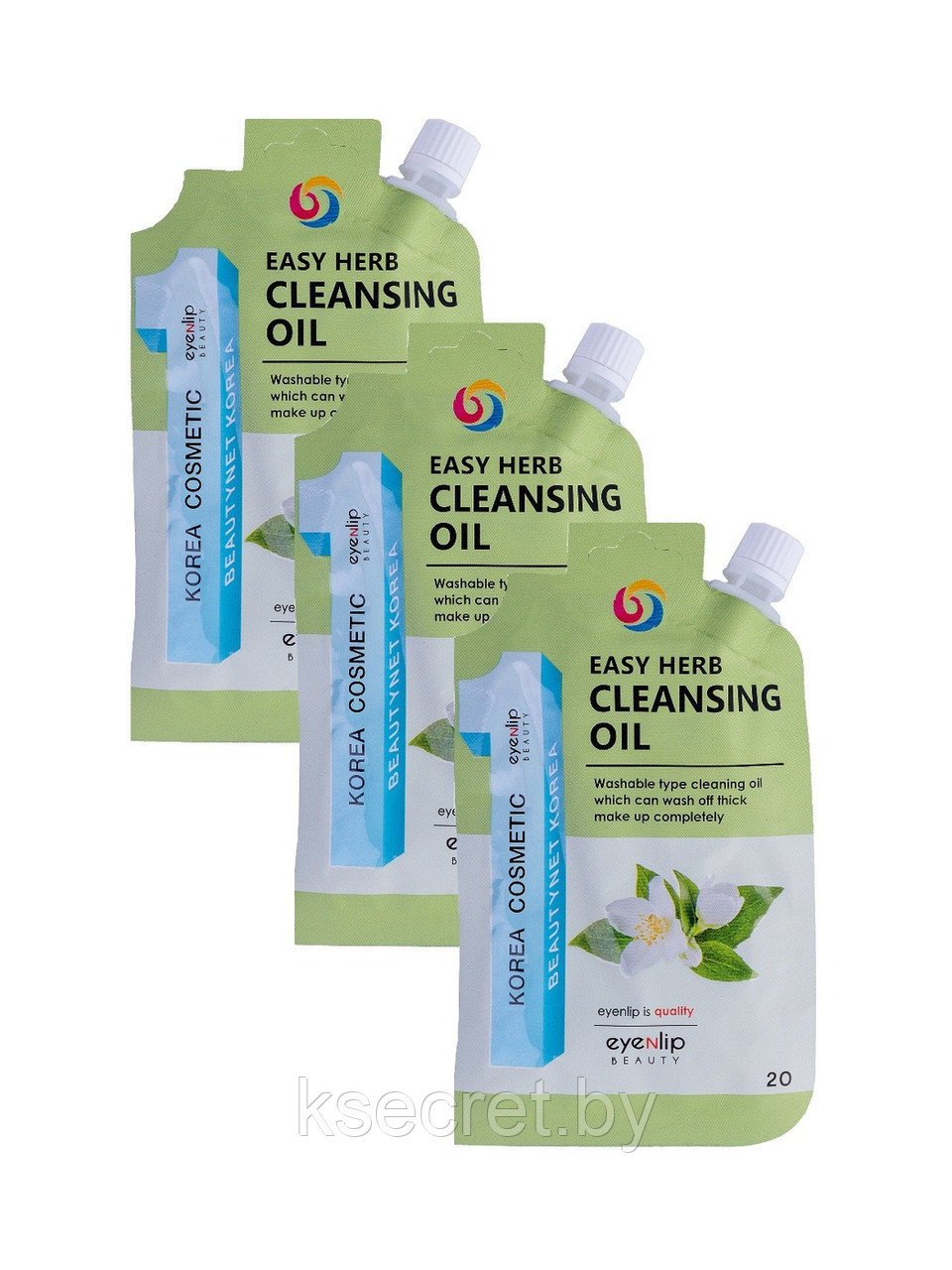 ENL POCKET Масло гидрофильное EASY HERB CLEANSING OIL 20гр - фото 3 - id-p152504547