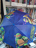 Детский зонт-трость полуавтомат "ninja turtles"