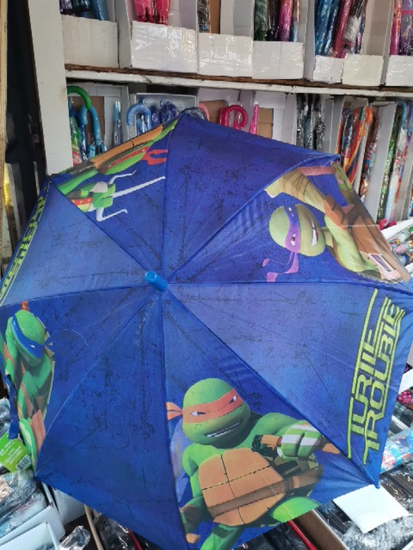 Детский зонт-трость полуавтомат "ninja turtles" - фото 1 - id-p50957613