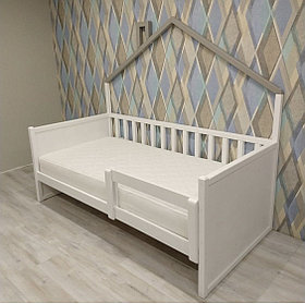 Кровать с бортиком "Кремона" (80х160, 80х180, 90х200 см) Массив ольхи