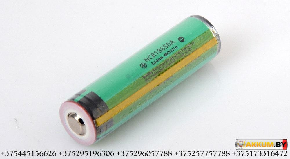 Аккумулятор li-ion Panasonic NCR18650A (pcb) - фото 1 - id-p66417079