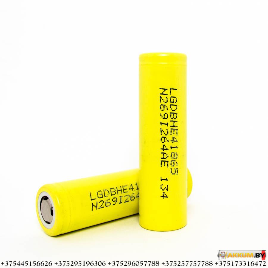 Аккумулятор li-ion LG ICR18650HE4 - фото 1 - id-p66417074