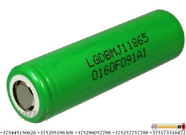 Аккумулятор li-ion LG INR18650MJ1 - фото 3 - id-p66417070