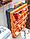 Ящик-органайзер с ручкой «ПОРЯДКОФФ» для метизов 12 лотков с крышкой, черно-оранж, 475*380*135 мм., фото 2