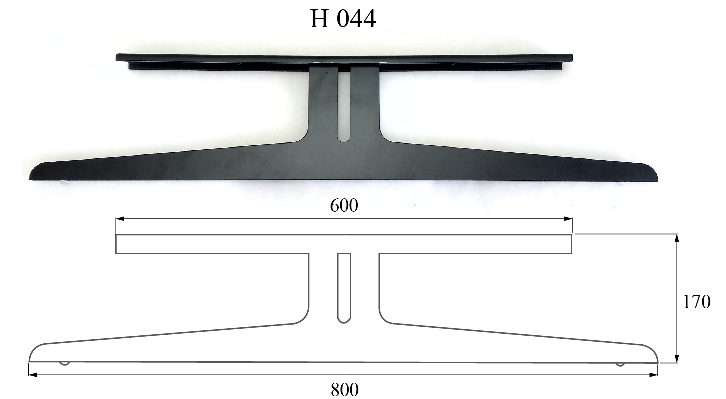 Опора мебельная H044 - фото 2 - id-p152519225