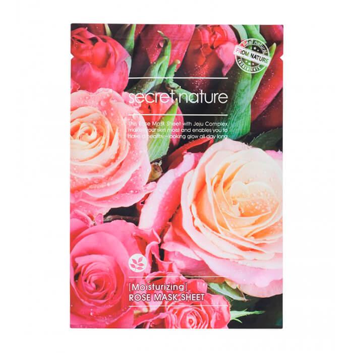 Увлажняющая маска для лица с розой (SECRET NATURE) / Rose Sheet Mask, 25мл