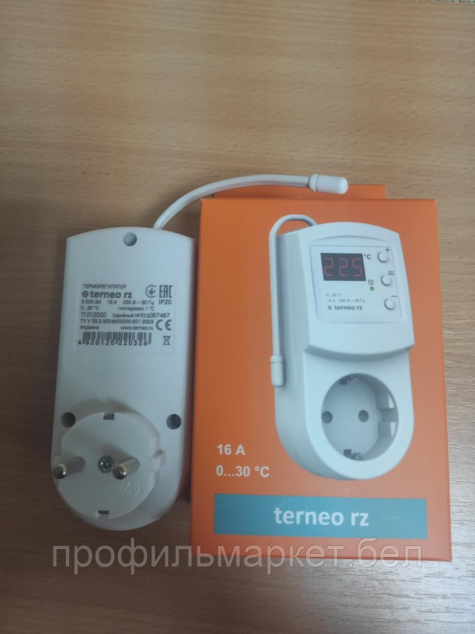 Терморегулятор розеточный Terneo rz - фото 2 - id-p152522352