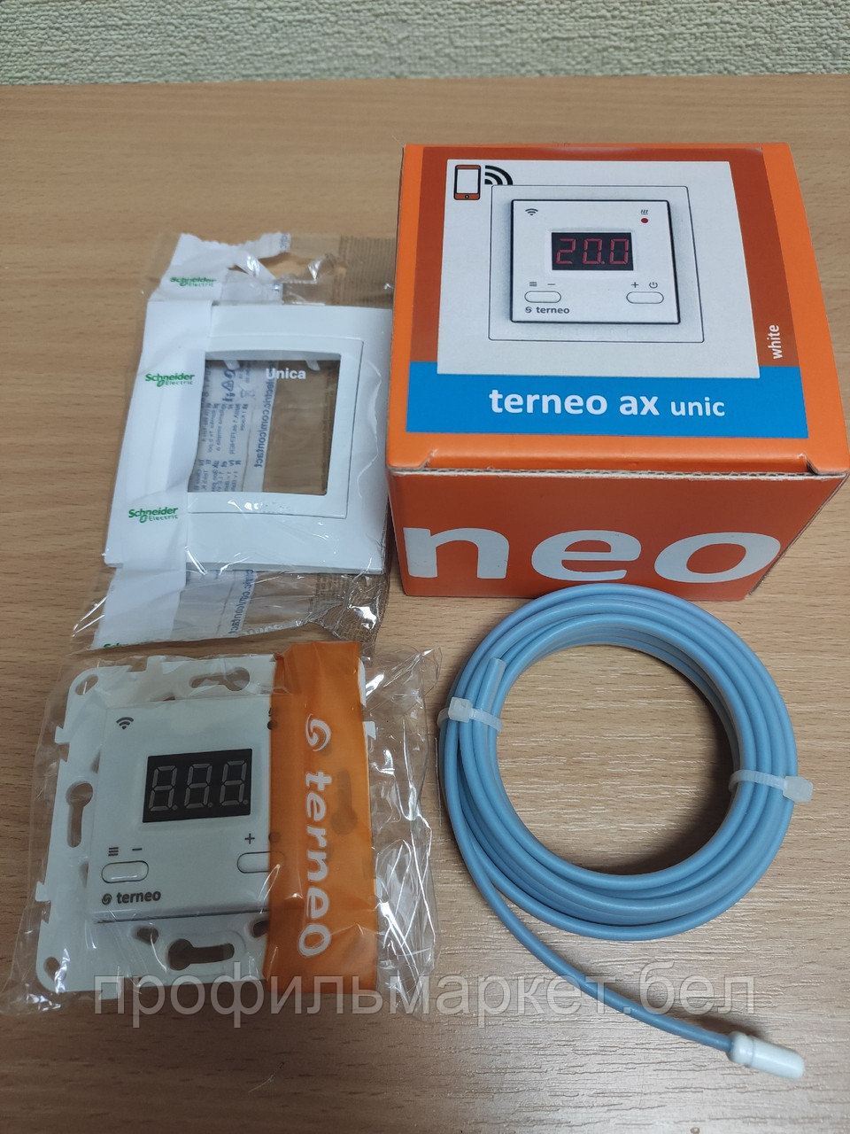 Wi-Fi терморегулятор Terneo ax unic - фото 1 - id-p152522373