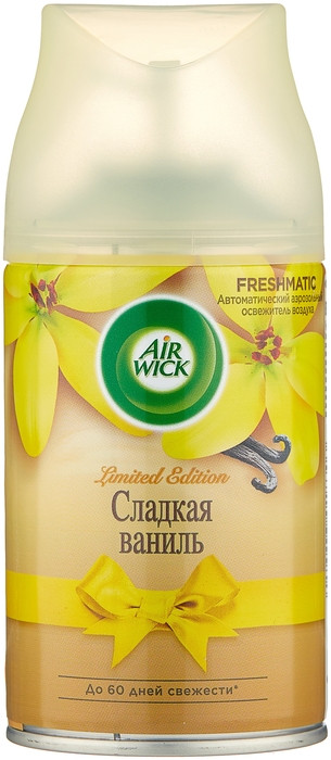 Баллон сменный «Airwick» Freshmatic refill vanilla, 250 мл. - фото 1 - id-p152525644