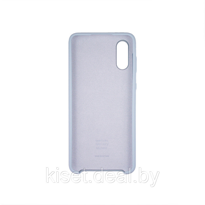 Soft-touch бампер Silicone Cover для Samsung Galaxy A02 / M02 васильковый - фото 2 - id-p152526357