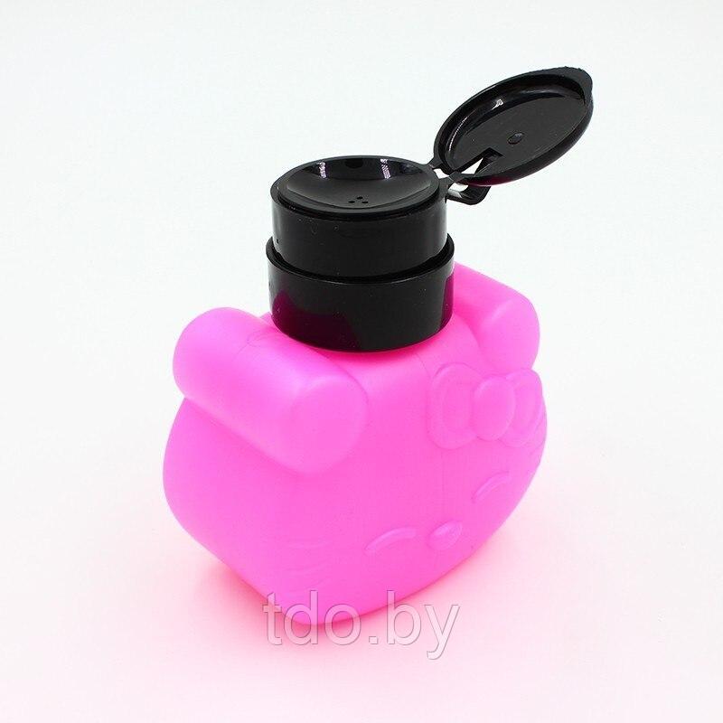 Дозатор для жидкостей с помпой Hello Kitty, розовый, 180 мл - фото 2 - id-p152529166