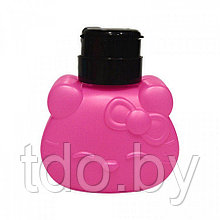 Дозатор для жидкостей с помпой Hello Kitty, розовый, 180 мл