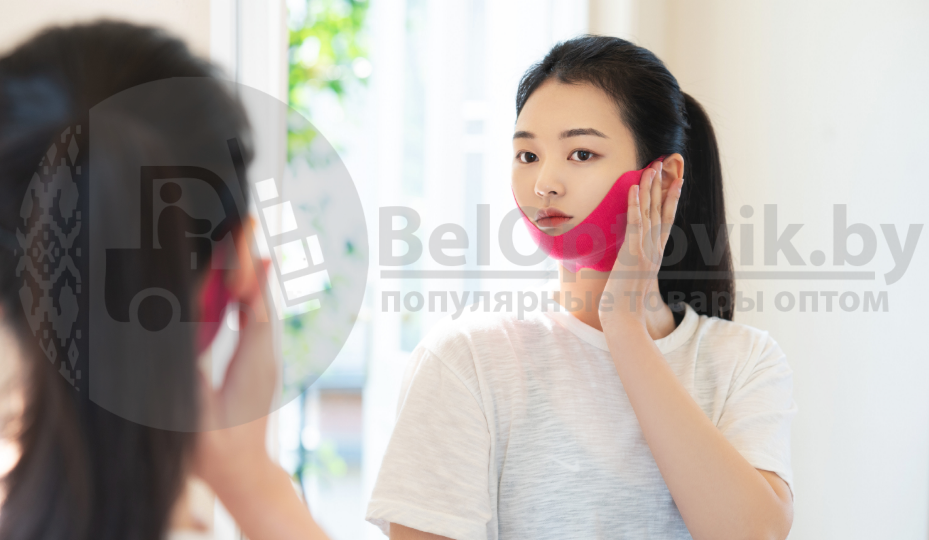 Многоразовая умная маска для лифтинга овала лица AVAJAR perfect V lifting premium mask Pink (ChoveMoar) Корея - фото 4 - id-p152531972