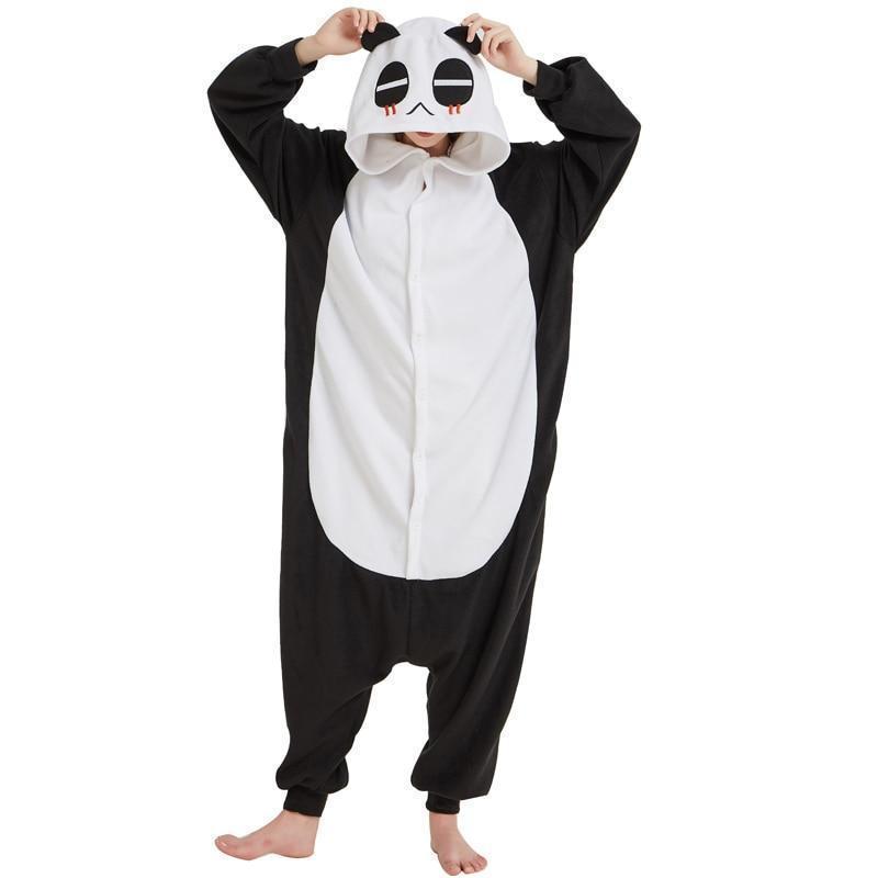 Kigurumi Панда взрослый. Дефект: серая ткань
