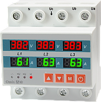 Вольтамперметр трехфазный на DIN-рейку Omix D4-AV6-3-K6