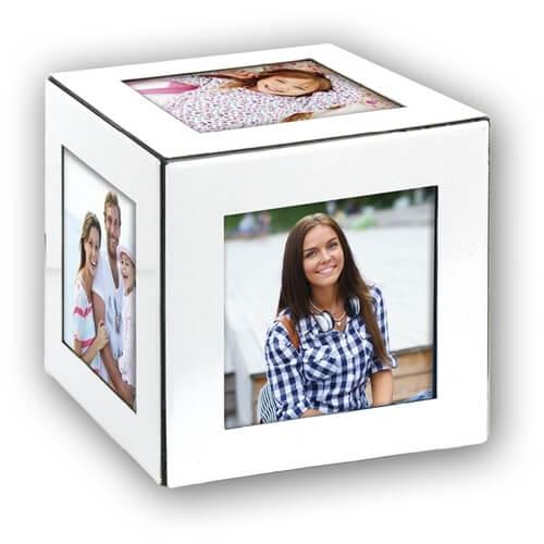 Фоторамка 8147 PHOTO CUBE white 6X8,5*8,5 см - фото 1 - id-p125517573