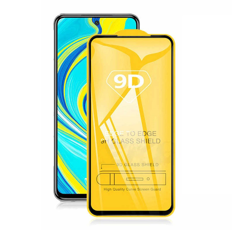 Защитное стекло Full-Screen для Xiaomi Redmi Note 9 Pro / Note 9s ( 5D-9D с полной проклейкой) - фото 5 - id-p124034668