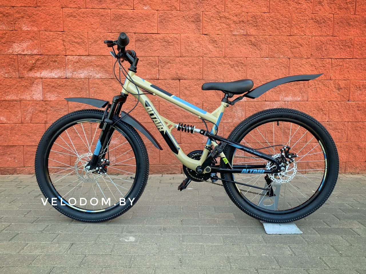 Altair MTB FS 24 2.0 disc бежевый/черный