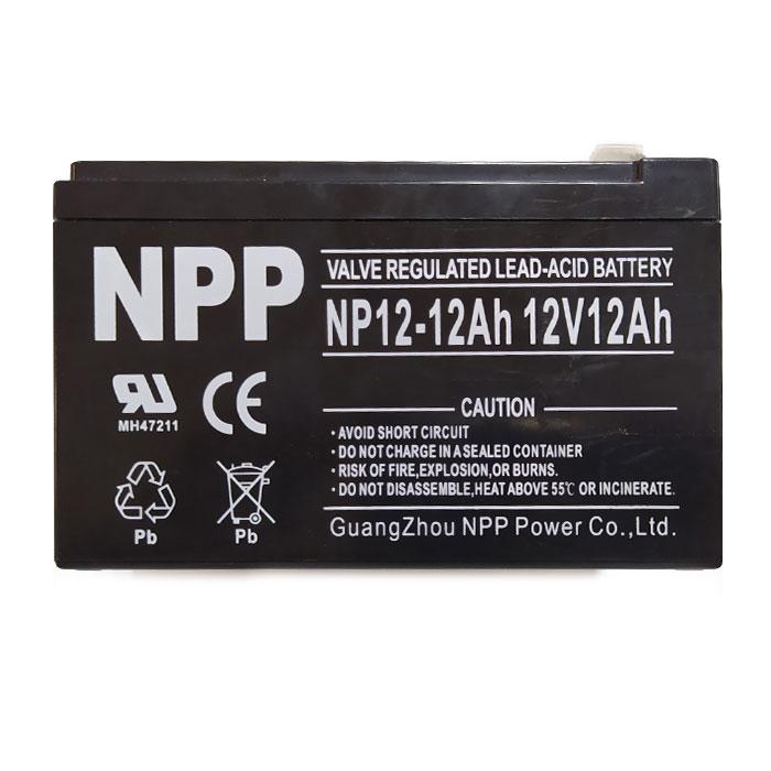 Аккумулятор (АКБ) NP12-12Ah 12V12Ah NPP - фото 1 - id-p152546192