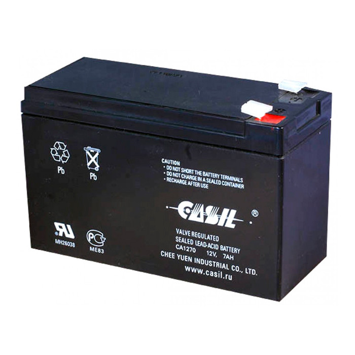 Аккумуляторная батарея (АКБ) марки CASIL 12V 7Ah CA1270 - фото 1 - id-p152545792