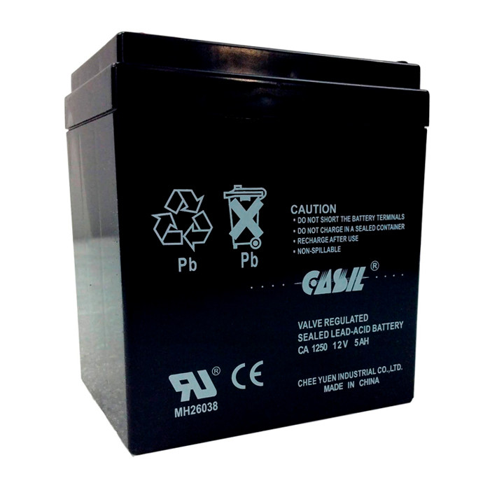 Аккумуляторная батарея (АКБ) марки CASIL 12V 5Ah CA1250 - фото 1 - id-p152545795