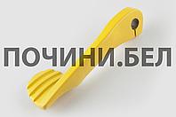 Ножка кикстартера универсальная (стайлинговая) (желтая) &#34;RIDE IT&#34; (mod:4)