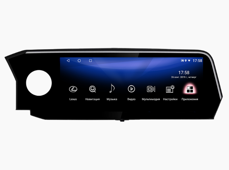 Монитор Android 12,3" для Lexus ES 2018+ 8/128gb - фото 2 - id-p95763929