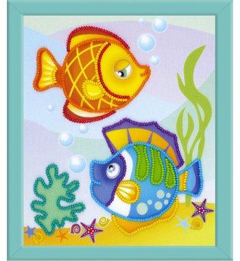 Набор для вышивания бисером «Морские рыбки» - фото 1 - id-p95664305