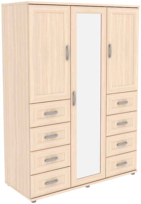 Шкаф для одежды с зеркалом 413.10 модульная система Гарун (3 варианта цвета) фабрика Уют сервис - фото 1 - id-p152549856