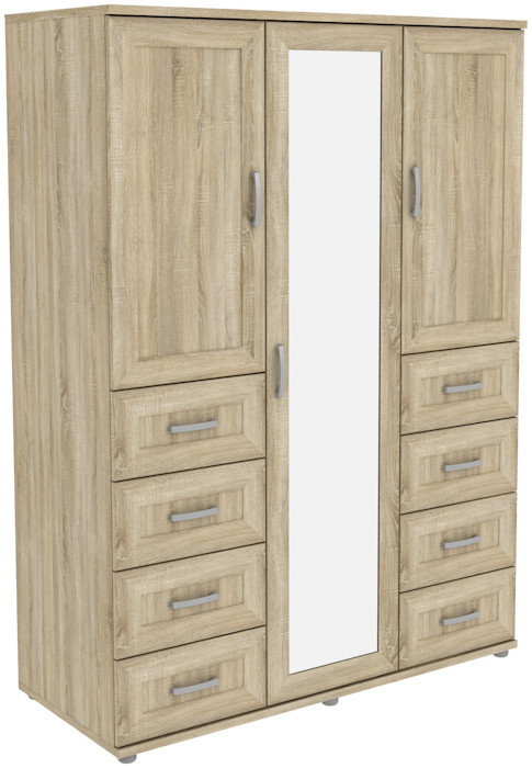 Шкаф для одежды с зеркалом 413.10 модульная система Гарун (3 варианта цвета) фабрика Уют сервис - фото 2 - id-p152549856
